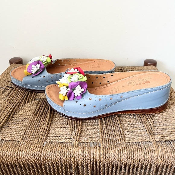 Spring Step Shoes Women’s 6 Flowerchild Wedge Sandal - Picture 4 of 9